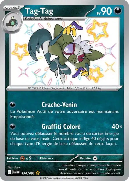 Cartes Shiny (S) | Destinées de Paldéa (EV4.5)
