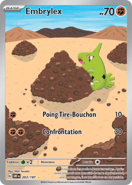 Cartes Art Rare (AR) | Flammes Obsidiennes (EV03)