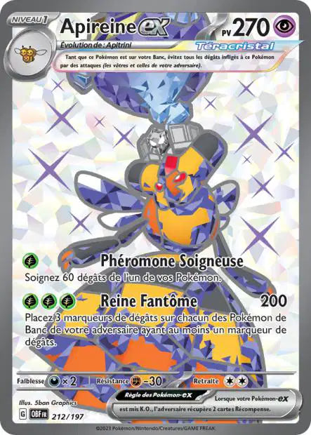 Cartes Full Art (FA) | Flammes Obsidiennes (EV03)