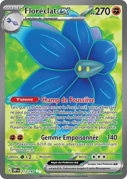Cartes Full Art (FA) | Flammes Obsidiennes (EV03)