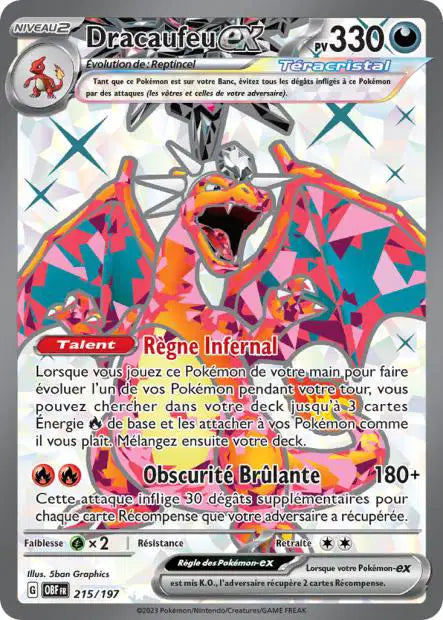 Cartes Full Art (FA) | Flammes Obsidiennes (EV03)