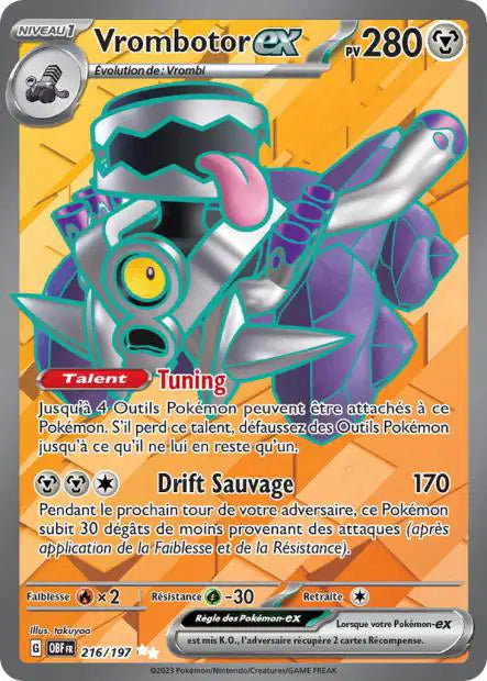 Cartes Full Art (FA) | Flammes Obsidiennes (EV03)