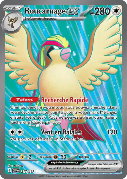 Cartes Full Art (FA) | Flammes Obsidiennes (EV03)