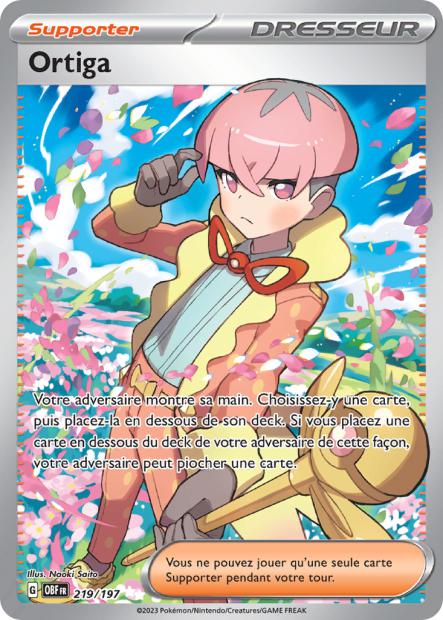 Cartes Full Art (FA) | Flammes Obsidiennes (EV03)