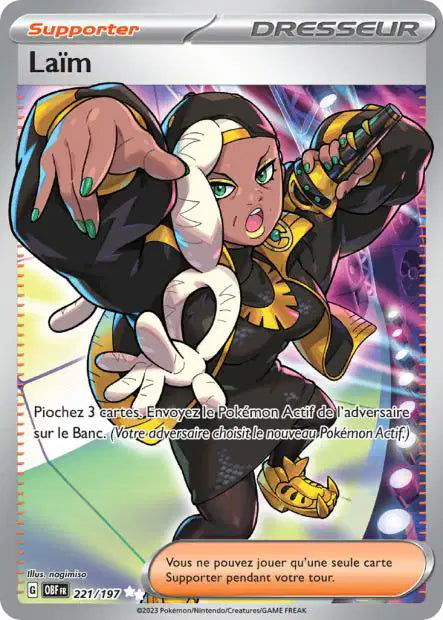 Cartes Full Art (FA) | Flammes Obsidiennes (EV03)