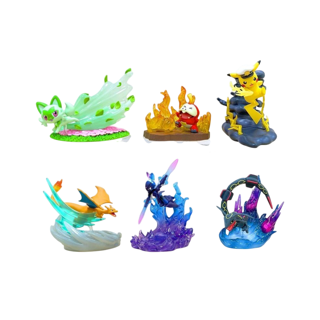 figurine-mystere-re-ment-pokemon-battleondesk-desQ-rayquaza-poussacha-dracaufeu-pikachu