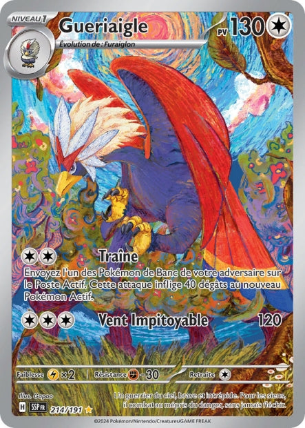 gueriaigle-214-carte-pokemon-etincelles-deferlantes-ev08-ssp