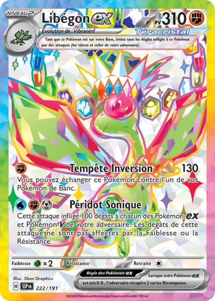 libegon-222-carte-pokemon-etincelles-deferlantes-ev08-ssp