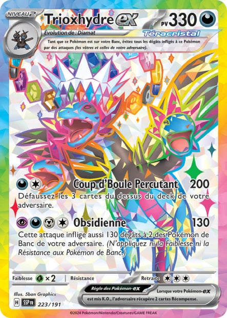 trioxhydre-223-carte-pokemon-etincelles-deferlantes-ev08-ssp