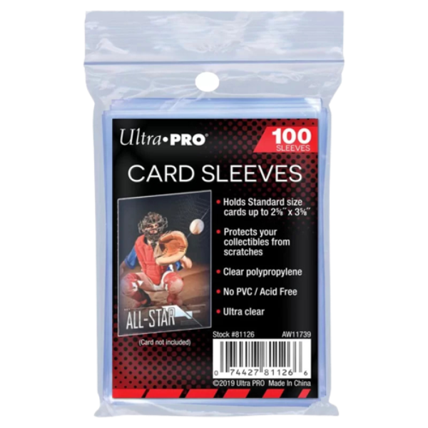 ultrapro 100 sleeves standard soft transparent