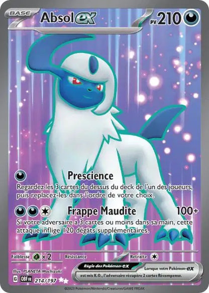 Cartes Full Art (FA) | Flammes Obsidiennes (EV03)