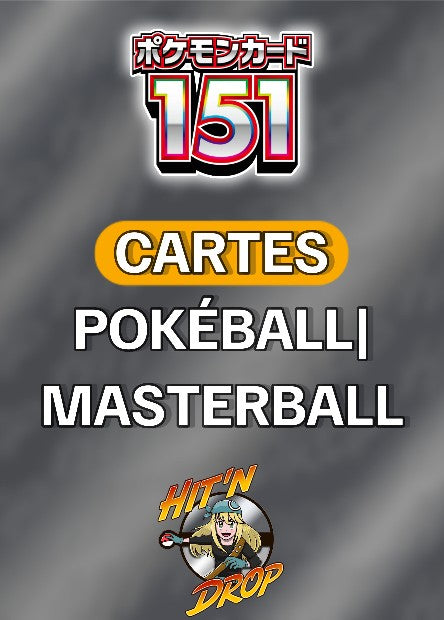 Cartes Pokéball/Masterball - 151 - SV2A
