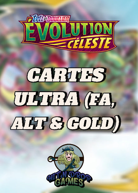 Cartes Ultra (FA, ALT, GOLD) - Évolution Céleste - EB07