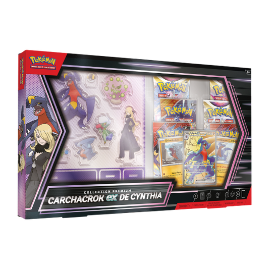 coffret-carchacrok-ex-de-cynthia-collection-premium-pokemon-6-boosters