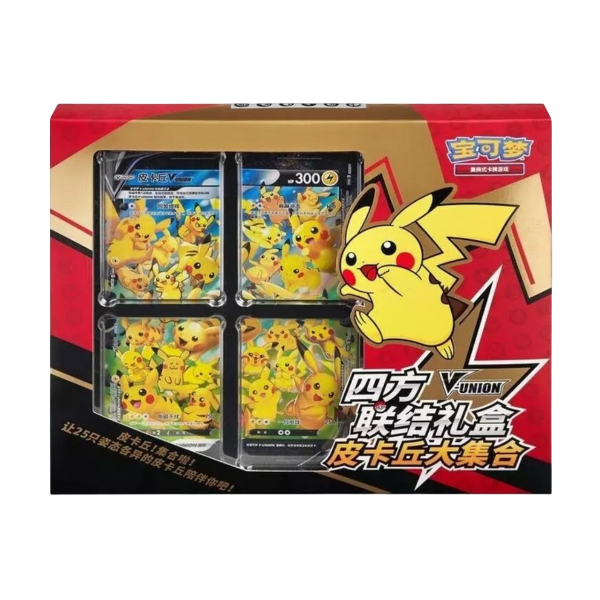coffret-pokemon-chinois-pikachu-v-union-cn-2025-4-boosters