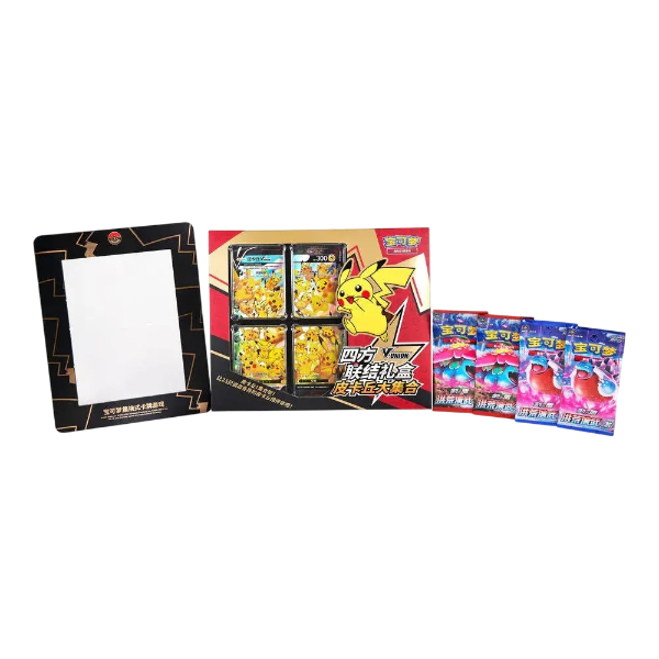 coffret-pokemon-chinois-pikachu-v-union-cn-2025-contenu