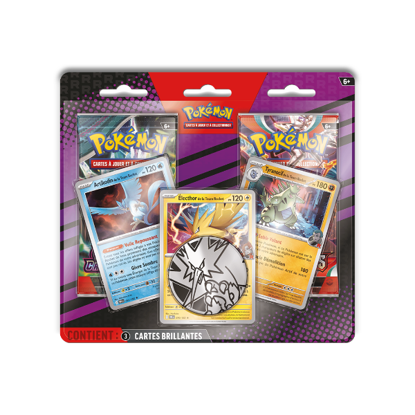 duopack-pokemon-pack-2-boosters-artikodin-electhor-tyranocif-team-rocket-octobre-2025