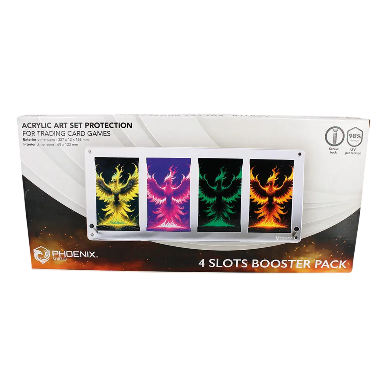 protection_acrylique_slot_4_boosters_pokemon_phoenix_shield